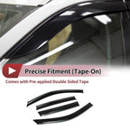 Set of 4 Window Deflectors for Honda Fit Hatchback (2007–2008)