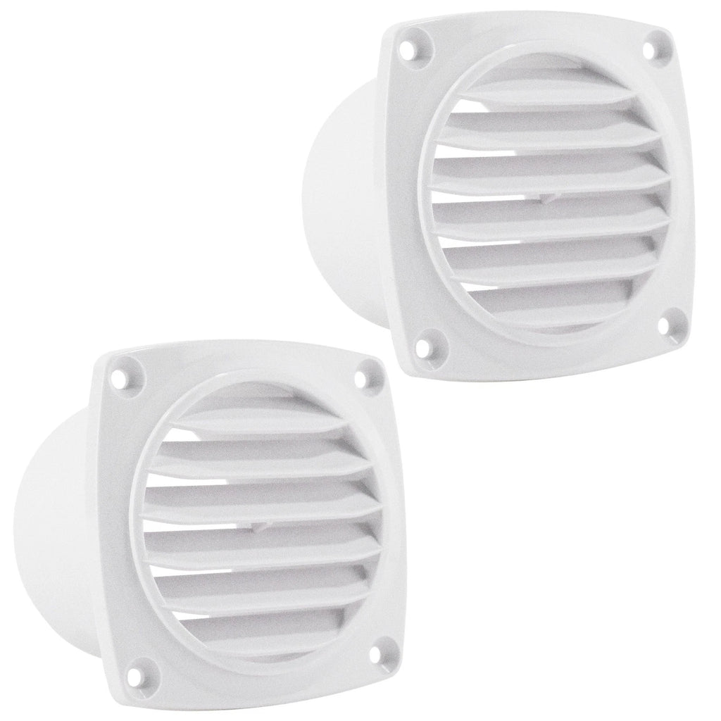 2X 6-Slotted Louvered Hose Vent for FO109-M2 (3-inch Hose Diameter)