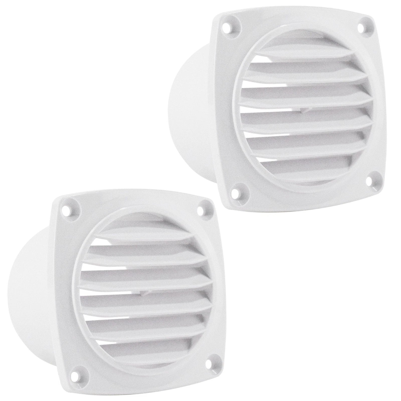 2X 6-Slotted Louvered Hose Vent for FO109-M2 (3-inch Hose Diameter)
