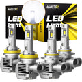 2X AUXITO 9005 9006 LED Headlight Bulbs for High/Low Beam (6000K)