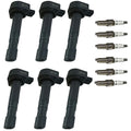 6X Ignition Coil & Spark Plug for Honda Ridgeline (2006–2008)