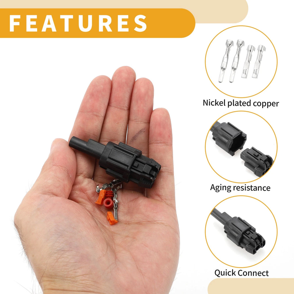 1 Pin Air Conditioner Compressor Pump Connector Plug for Nissan 