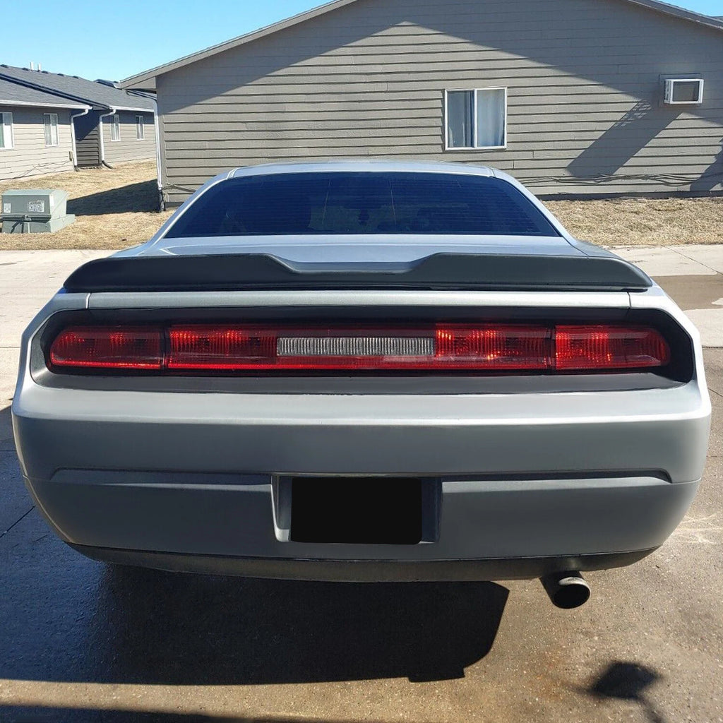 Matte Black Demon Style Rear Trunk Spoiler for Dodge Challenger (2008–2017)