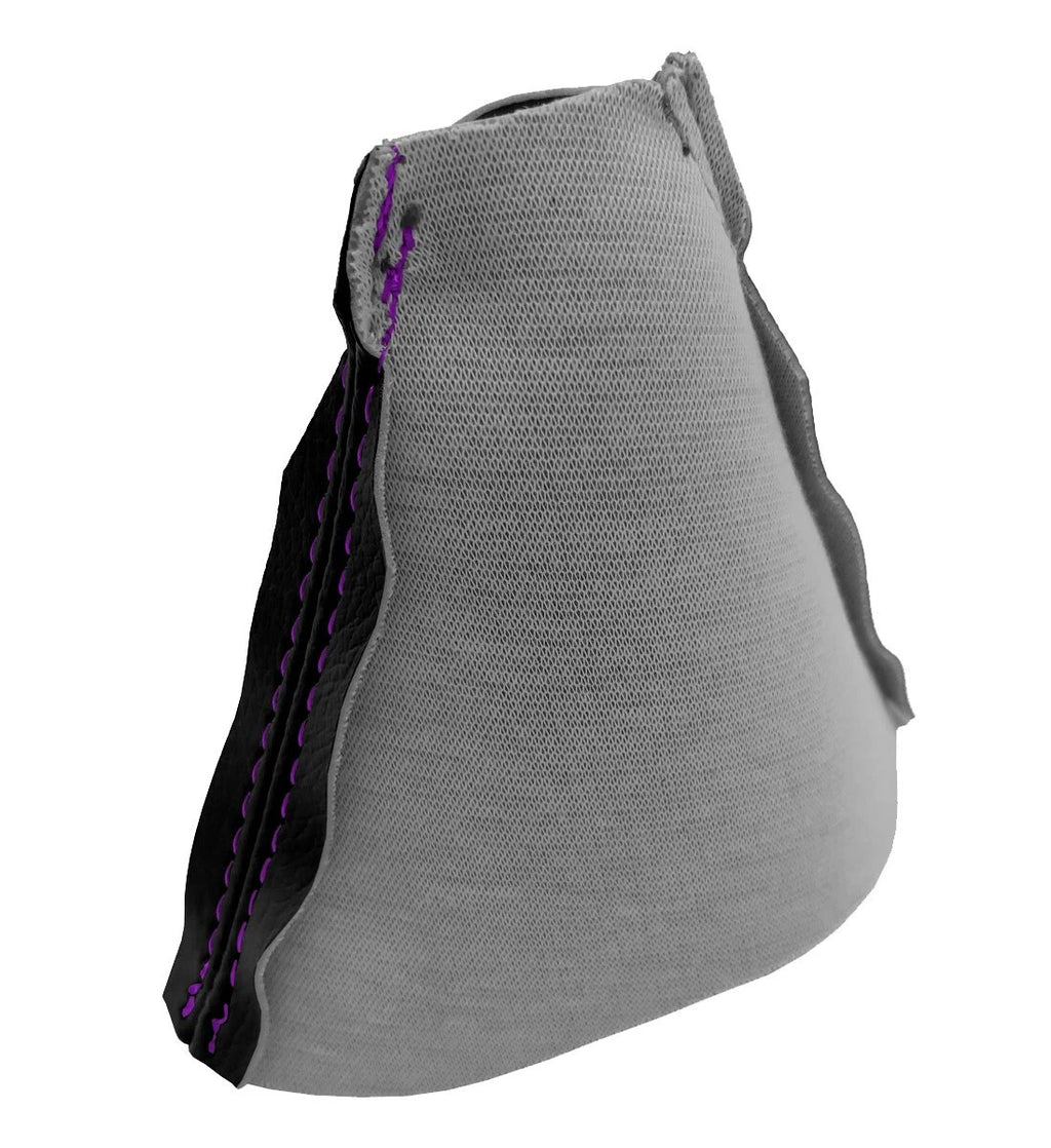 Automatic Shift Boot Cover for Dodge Challenger (2015–2020) Carbon Fiber Purple Stitch