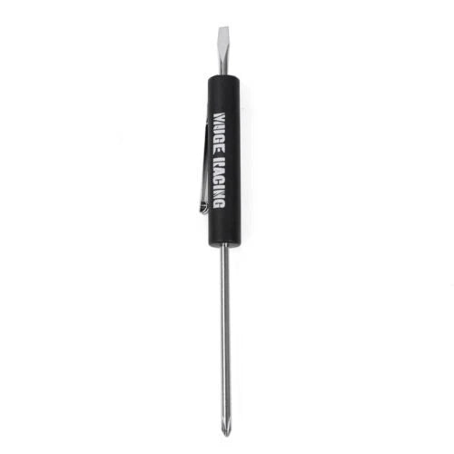 Set of 10 Black Flat Pocket Screwdrivers with Phillips Top and Clip