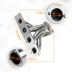 Stainless Steel 4-1 Exhaust Header for Cobalt/HHR/Ion 2.2L/2.4L (2005–2010)