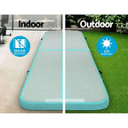 3M Inflatable Air Track Gymnastics Mat with Electric Pump - Green