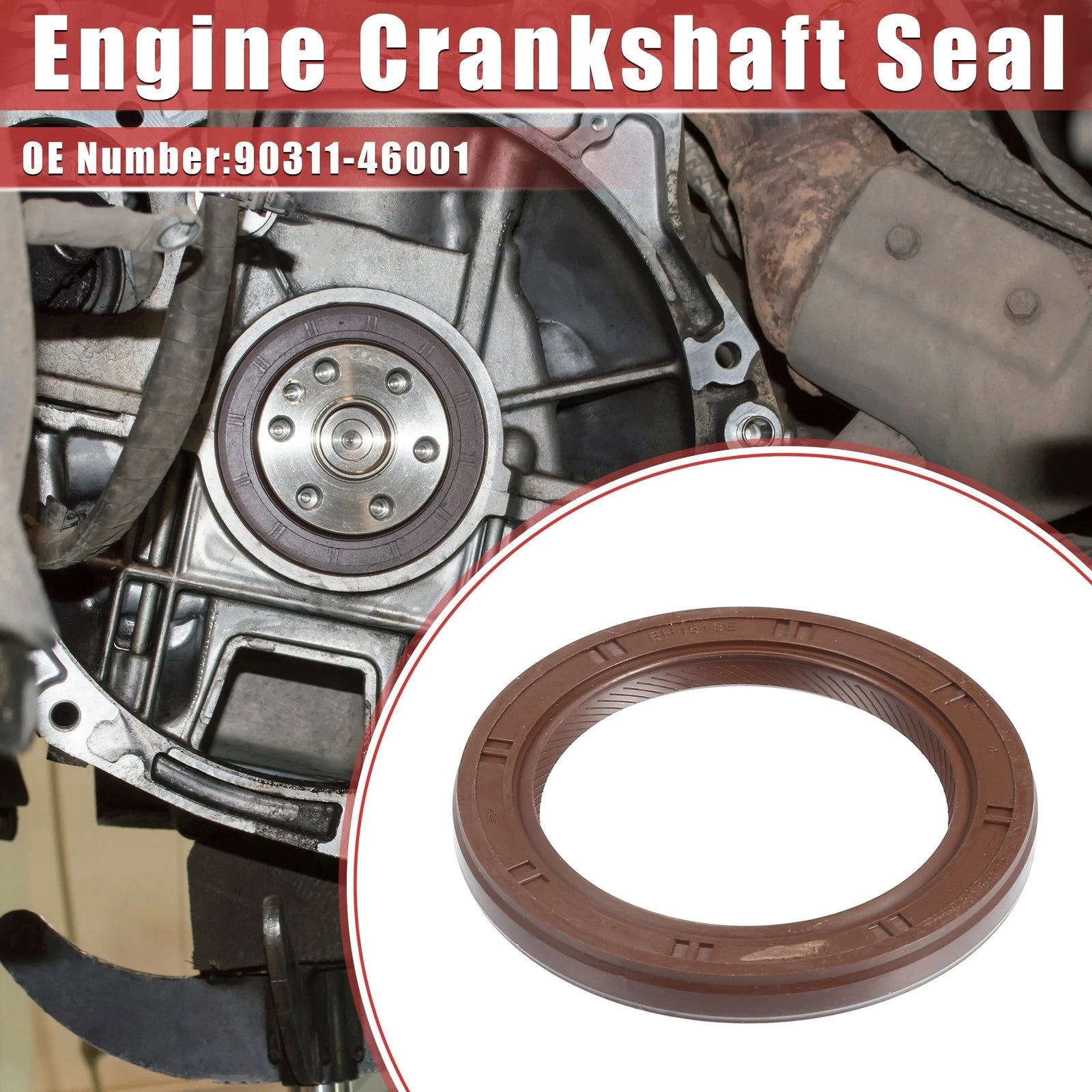 Engine Crankshaft Seal No. 90311-46001 for Lexus GS 300, IS 300 (2005)