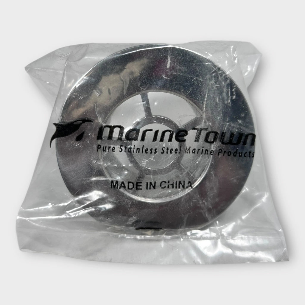 Stainless Steel Boat Drain Grate for MarineTown (2 3/4'' x 3'' Flange)
