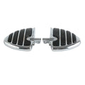 Chrome Wing Footpegs for Harley Touring Electra Street Road Glide