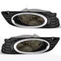 Fog Lights for Honda Civic 4-Dr (2012) - Smoked Lens, Switch, Bezel