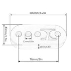 Set of 4 Exhaust Hanger Insulators for - Rubber