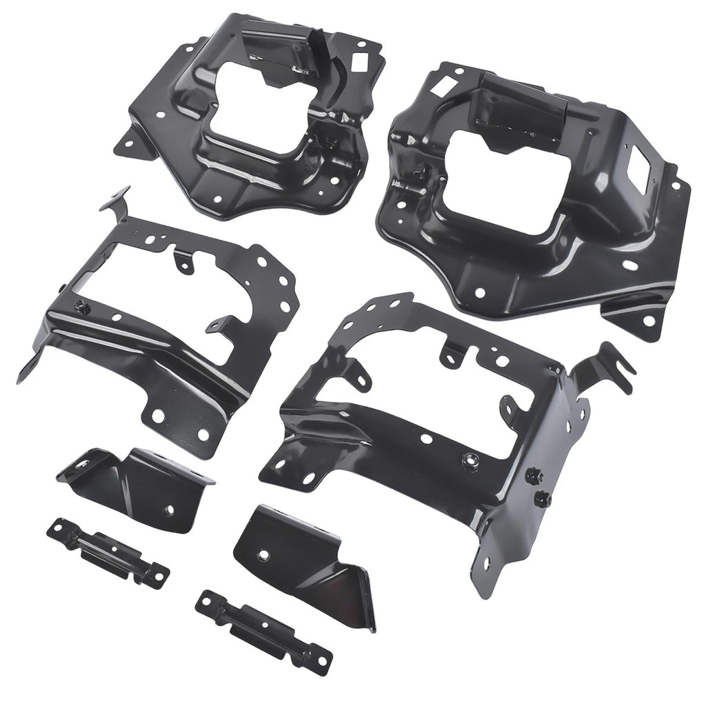 Set of 8 Front Bumper Support Brackets for Chevy Silverado 1500 (2014–2015)