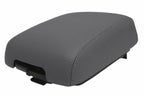 Leather Console Lid Armrest Cover for Mitsubishi Montero (2001–2006) Gray