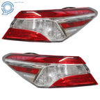 Set of 2 Chrome Tail Lights for Toyota Camry (2018-2020)