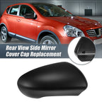 Right Side Mirror Cover Cap for Nissan Qashqai J10 (2007–2014) Matte Black
