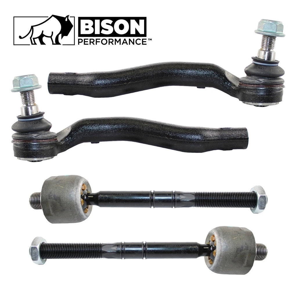 Set of 4 Inner Outer Steering Tie Rod Ends for Mercedes-Benz S203 W203 4Matic