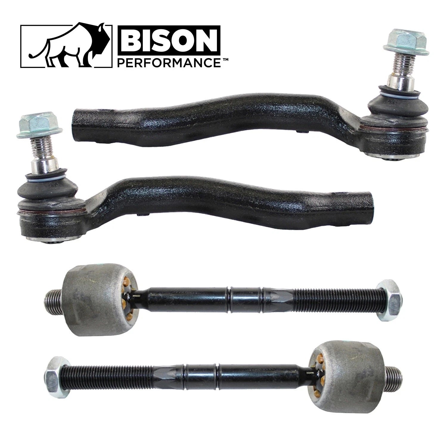 Set of 4 Inner Outer Steering Tie Rod Ends for Mercedes-Benz S203 W203 4Matic