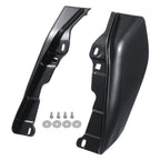 Mid Frame Air Deflectors for Harley Touring (2009–Present) Black Geometric