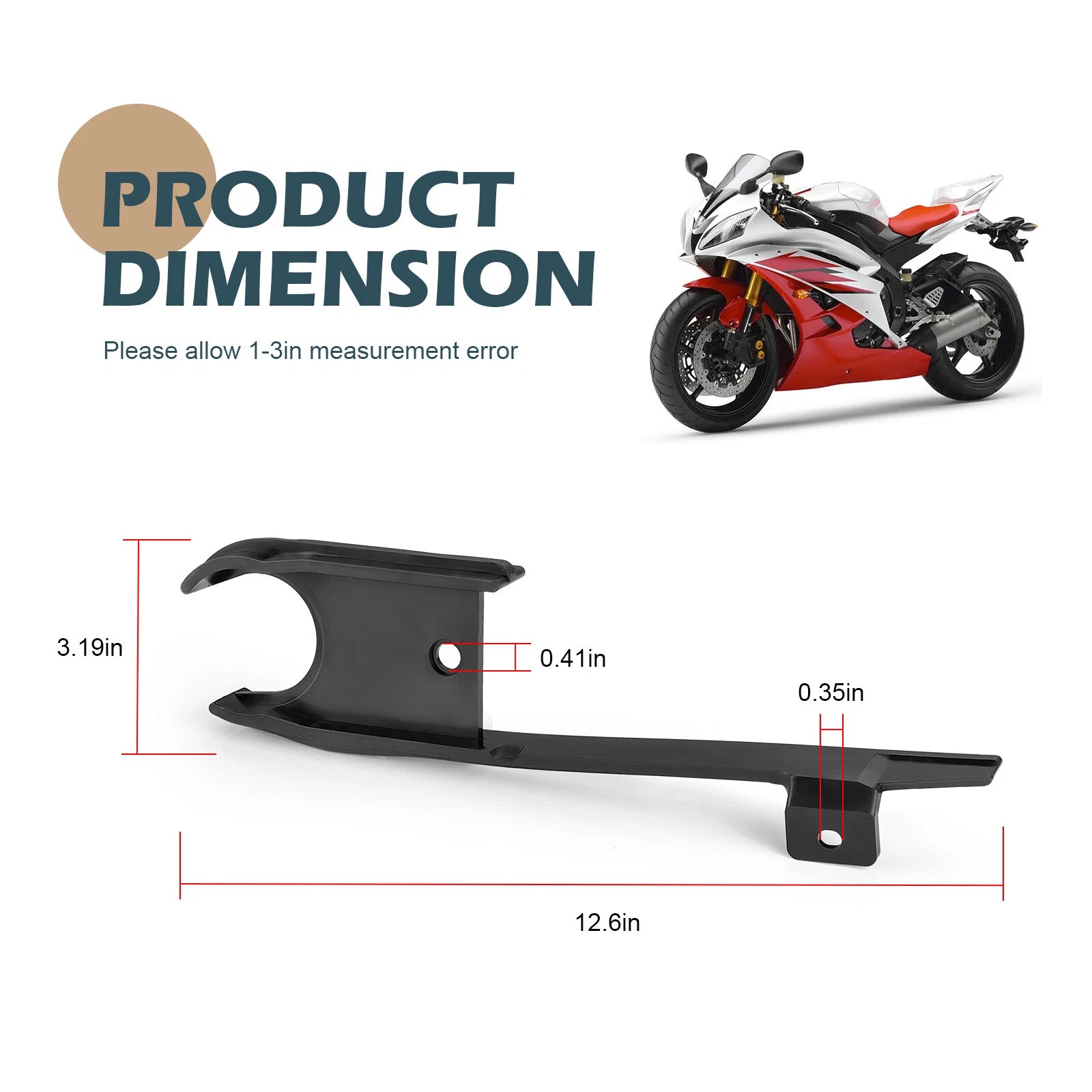 Front Chain Guide Guard Seal for Yamaha YZF-R6 (2006-2023)