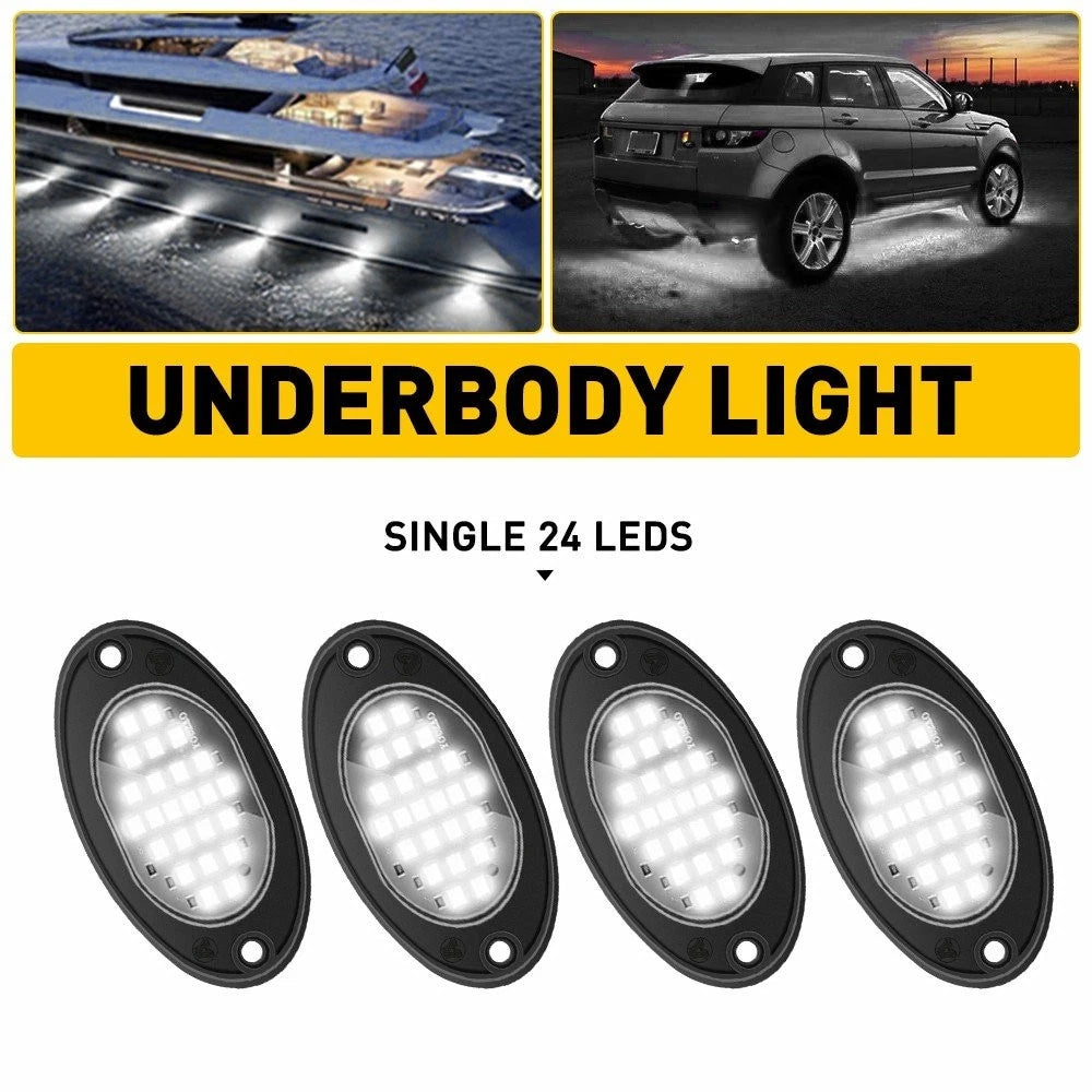 LED Rock Lights for Jeep (Offroad Truck, ATV, UTV, Boat) (9W)