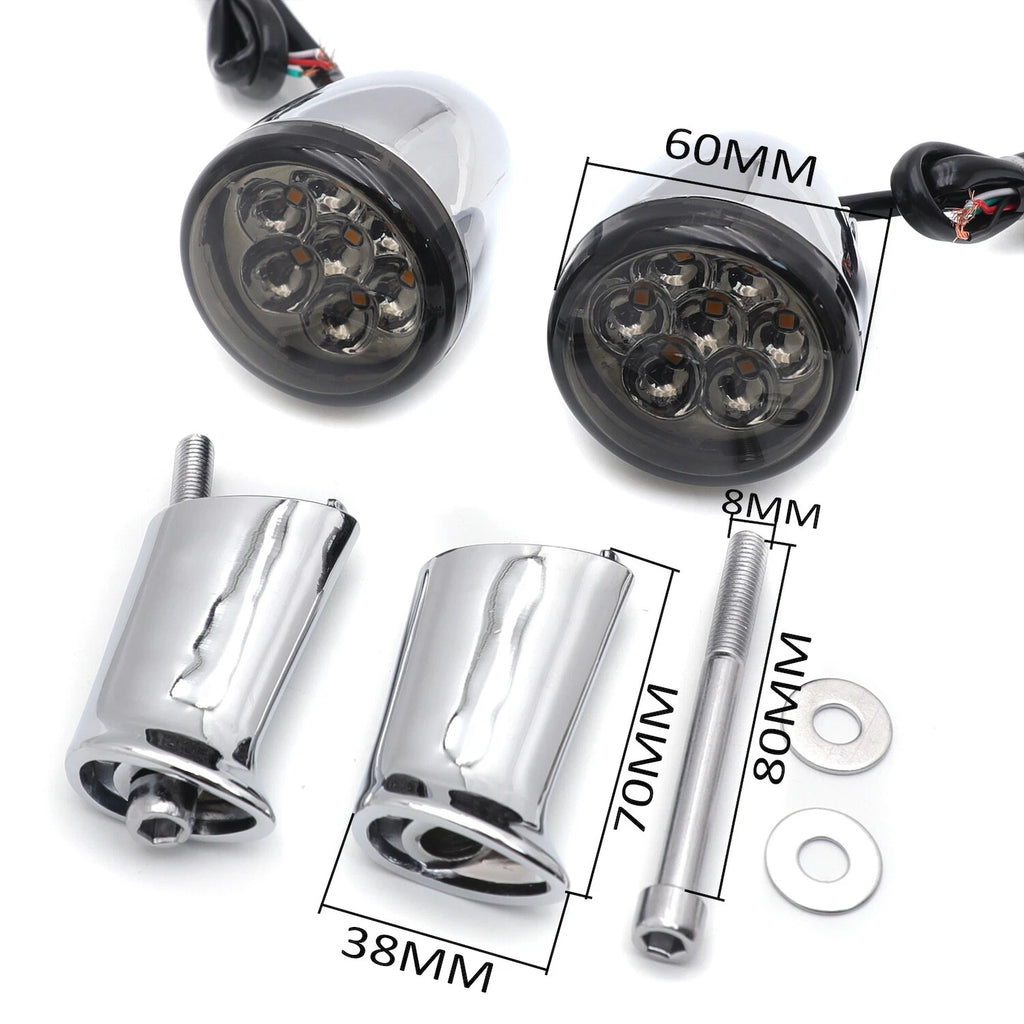 Rear Running Brake Turn Signal Light Indicator Smoke for Harley Sportster (1992–Present)