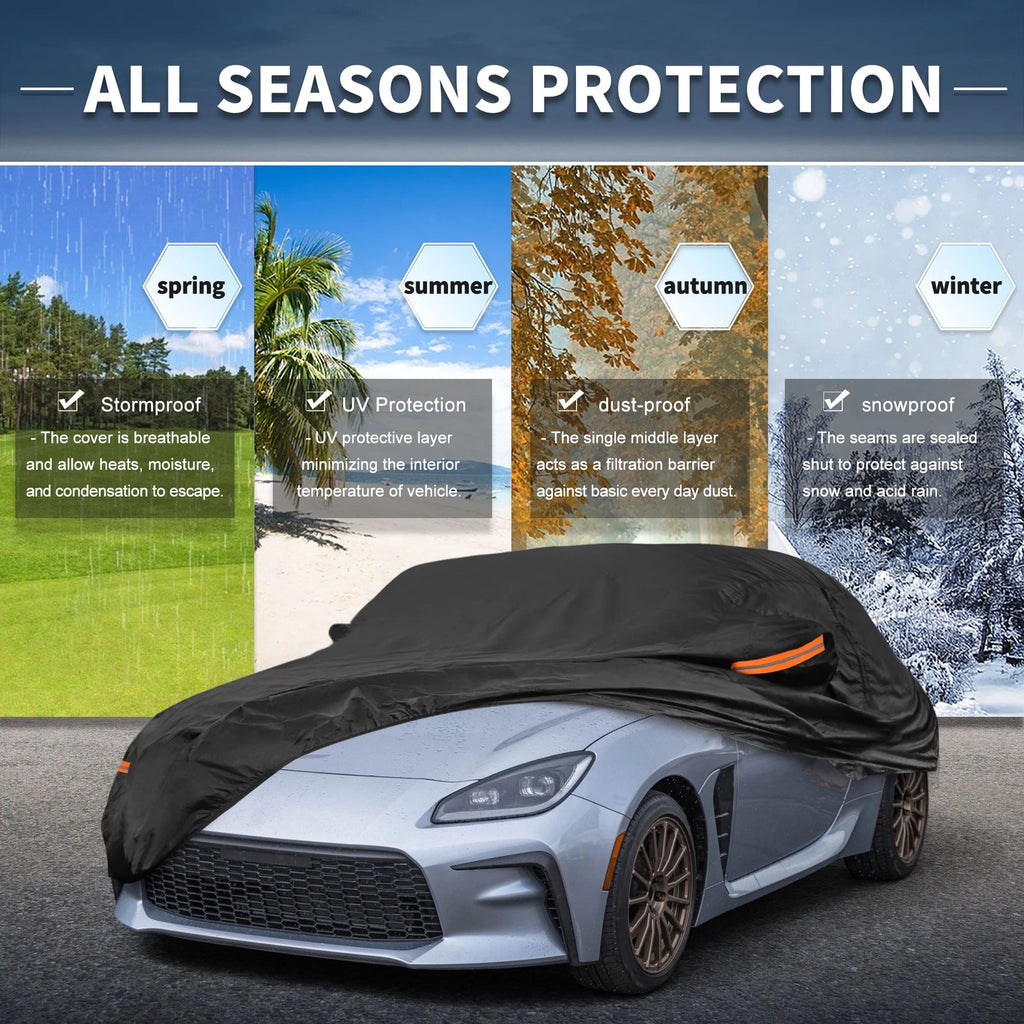 Waterproof 210D-PU Car Cover for Toyota GR86 (2022–2023)