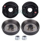 Set of 2 Electric Brake Drum Bearing Kits for 3500 lbs Axles (5 on 4.5)