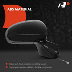Passenger Power Mirror with Manual Fold for Toyota Venza (2009–2012)