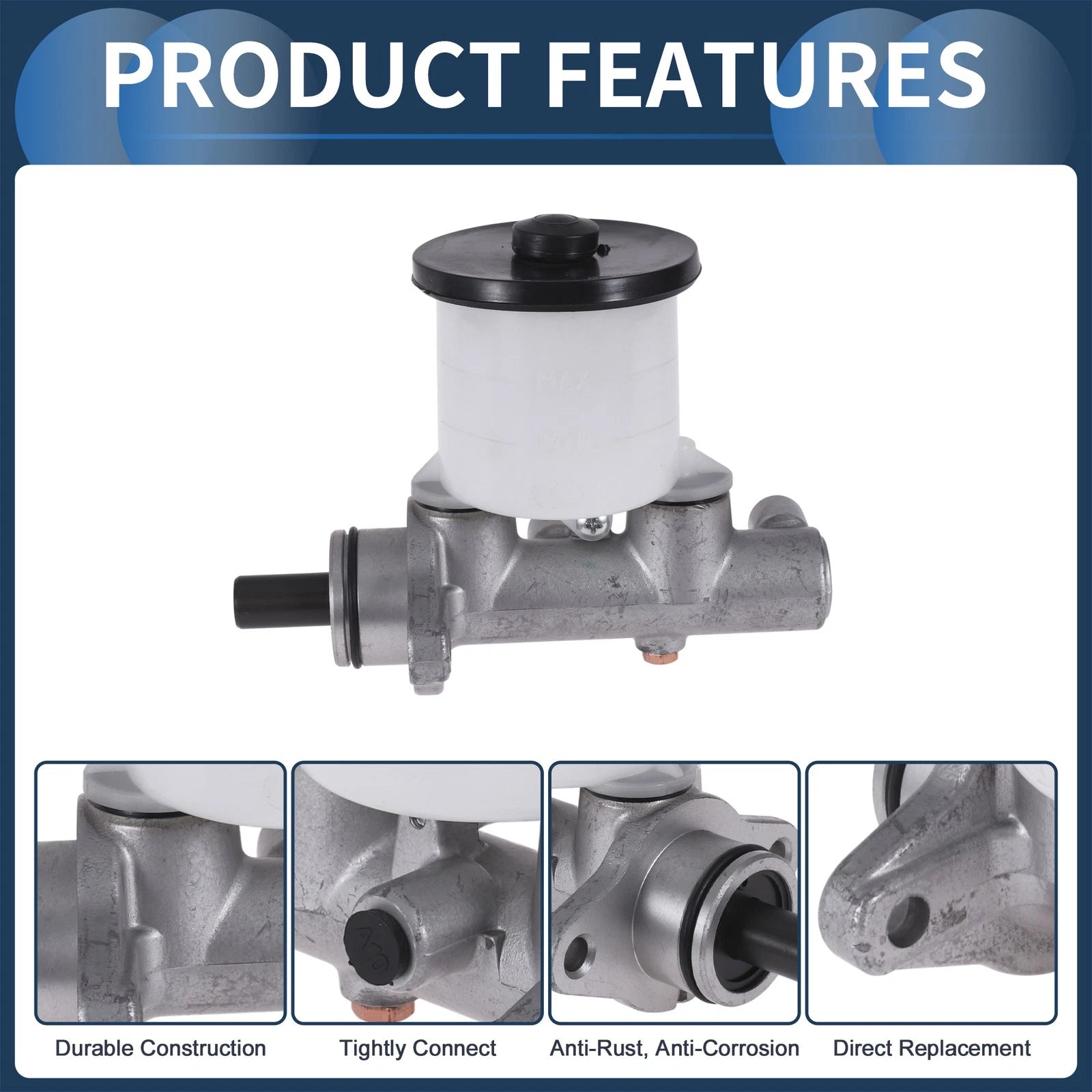 Brake Master Cylinder with Reservoir No. 5110070A00 for Suzuki Samurai (1986–1988)