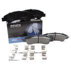 Set of 4 Akebono ProACT Front Ceramic Brake Pads for Cadillac Chevrolet GMC (2010–2020)