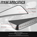 Chrome Side View Mirrors for Universal Naked Bike Cruiser (Fit All Models)