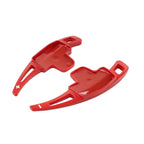 Red Steering Wheel Paddle Shifter Extensions for Benz A B C E M R S CLA CLS GLA