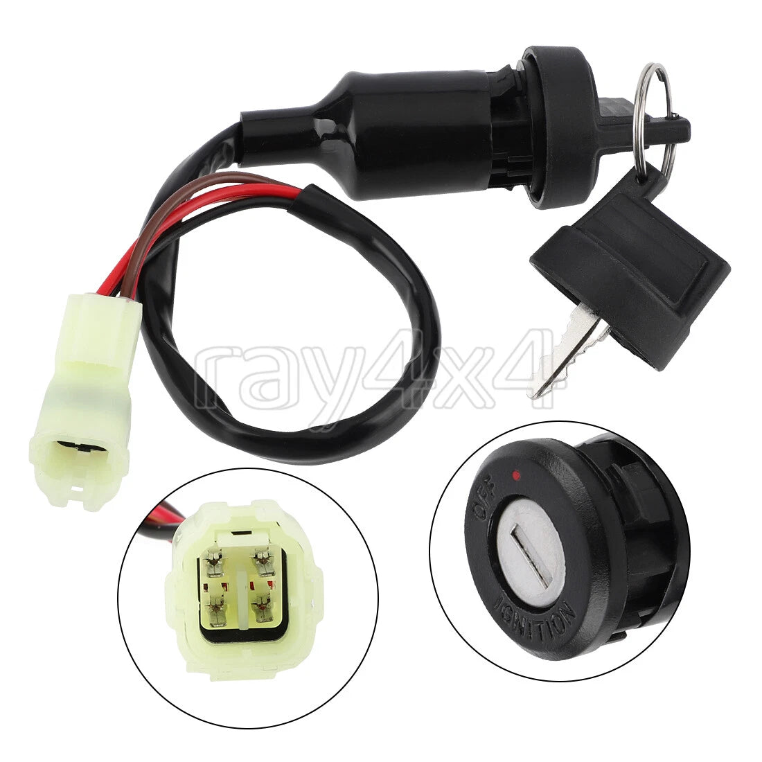 Ignition Switch with 2 Keys for Yamaha Raptor 90 YFM90R (2009–2013)