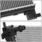 Aluminum Radiator Replacement for Audi A3, VW Golf, Jetta, Taos (2015–2023) DPI13881