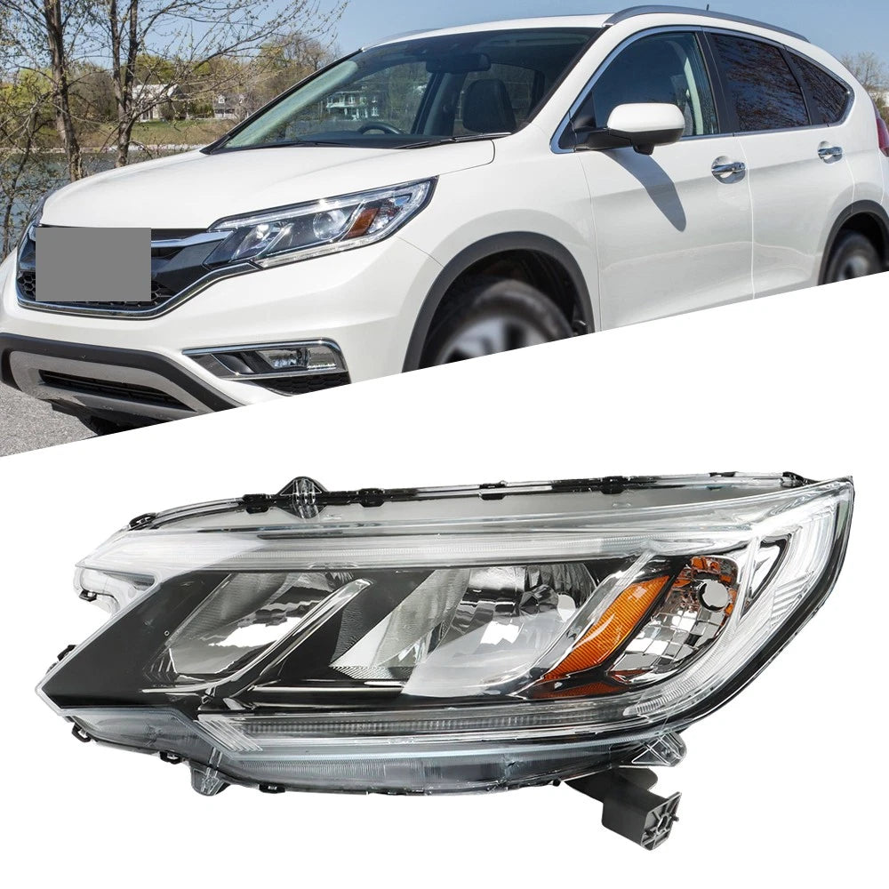DRL Headlight Assembly for Honda CR-V (2015–2016) Halogen LH Side Clear