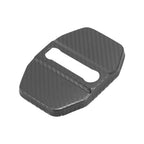 Set of 4 Car Door Lock Latches Cover Protector for Dodge Charger (2016–2021) Black & Gray