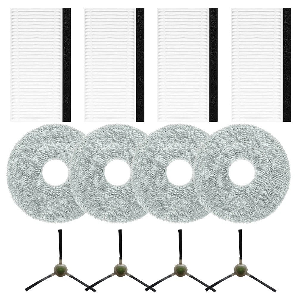 Side Brush Filter Mop Pads for LEFANT M3 Robot Vacuum Cleaner