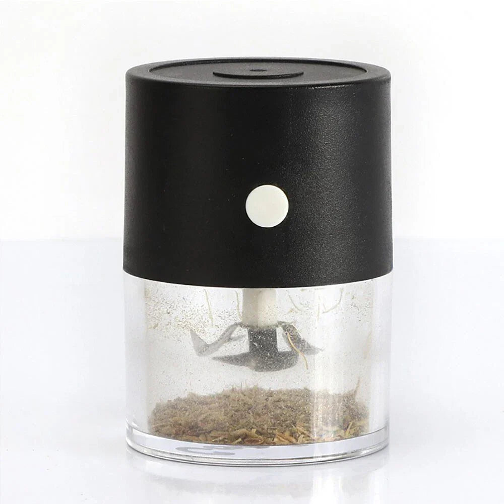 Electric Grinder for Herb & Garlic - Rechargeable USB Cable