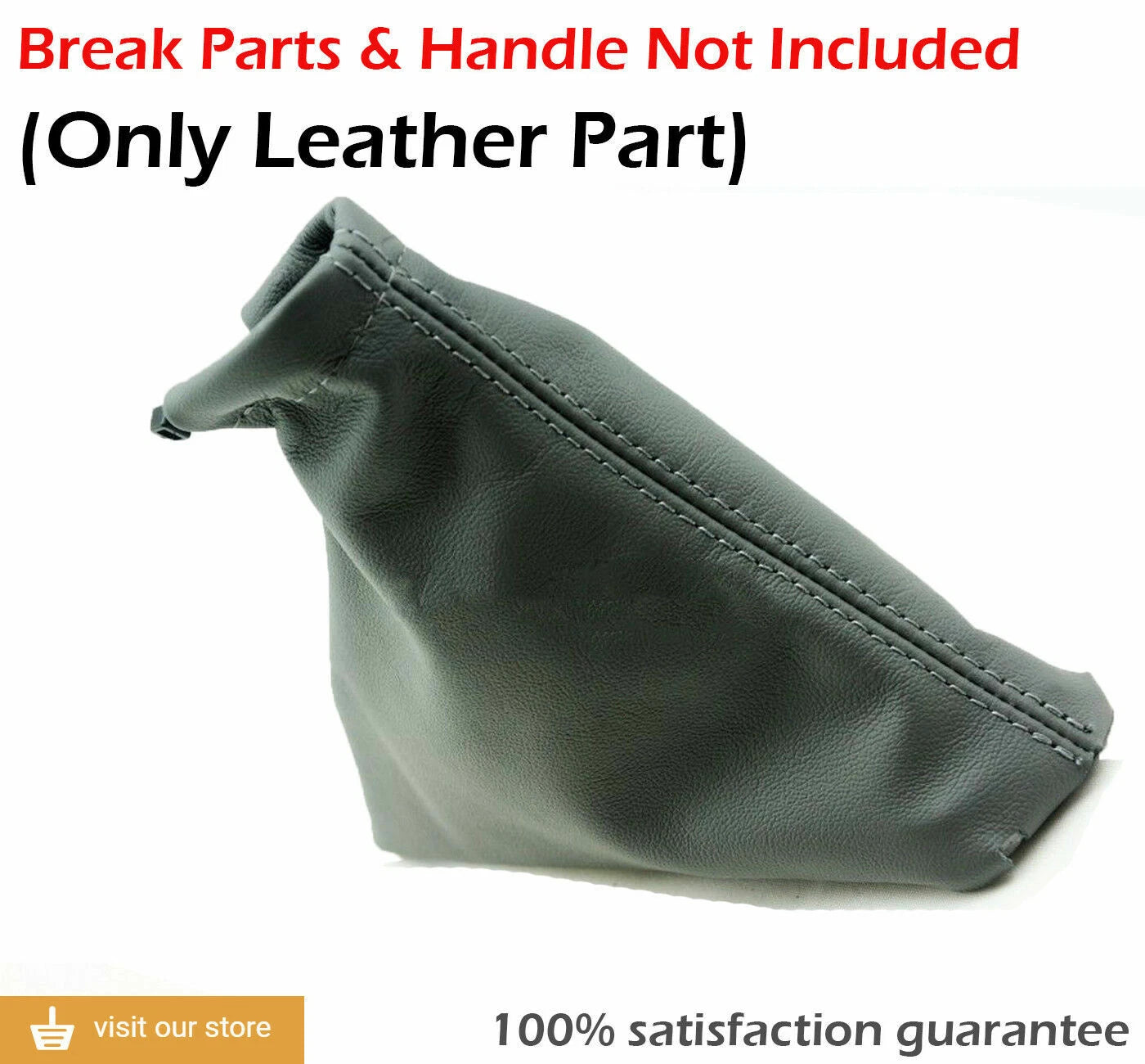 E Brake Boot Cover for Nissan Frontier (2005–2019) Leather Gray