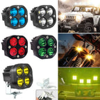 2X 3-Inch LED Cube Pods Work Lights for ATV (Offroad)