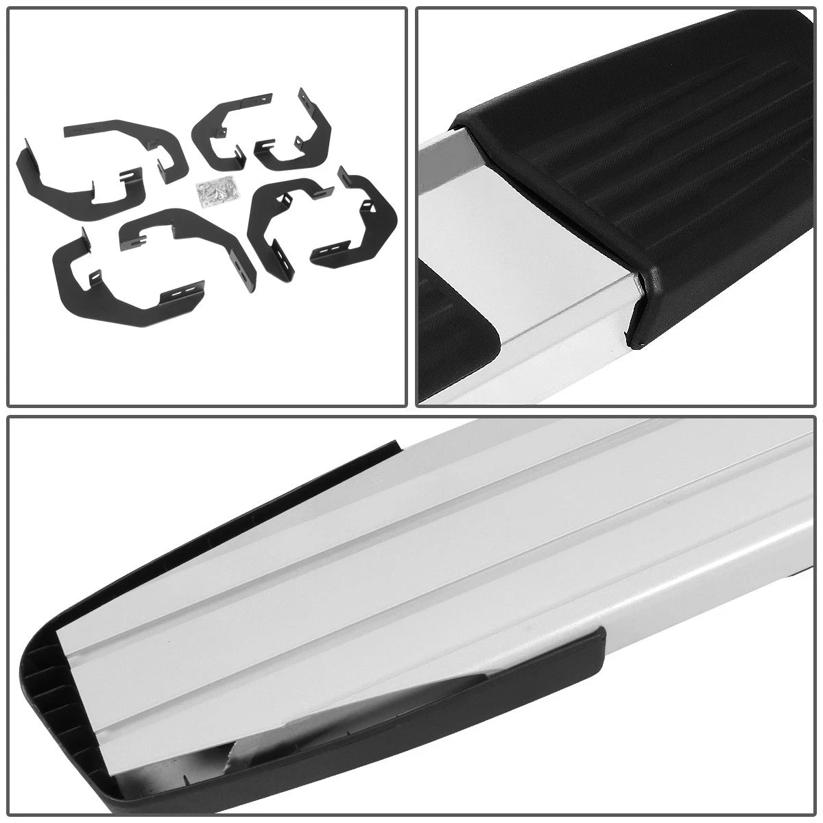 Set of 2 Running Boards for Silverado Sierra Crew Cab (2017–2019)