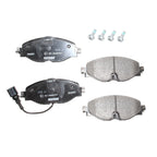 Set of 4 Textar Front Disc Brake Pads with Sensor for Audi A3 TT Quattro VW Golf (2013–2020)