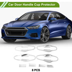 Set of 8 Chrome Door Handle Cup Protectors for Toyota RAV4 (2013–2018)