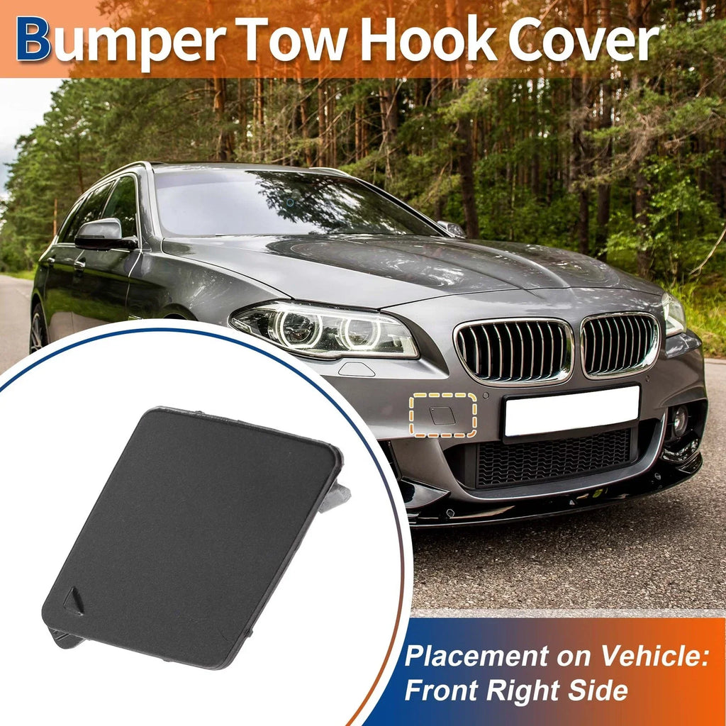 Tow Hook Cover Front Right Side for BMW Sophisto Grey