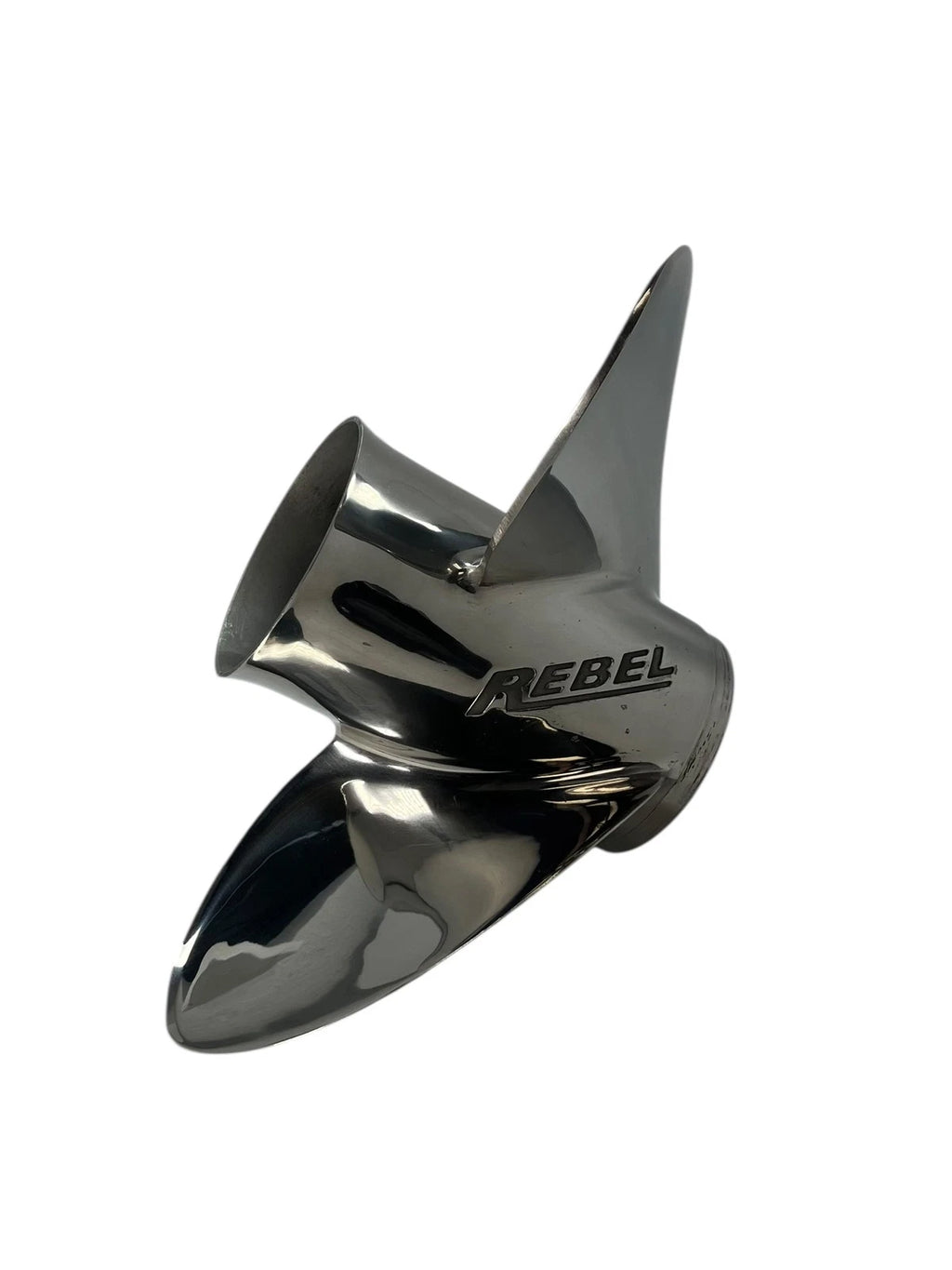 3X 15 3/8 x 18 LH Rebel SS Propeller for Evinrude Johnson (OEM 763989)