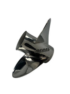 3X 15 3/8 x 18 LH Rebel SS Propeller for Evinrude Johnson (OEM 763989)