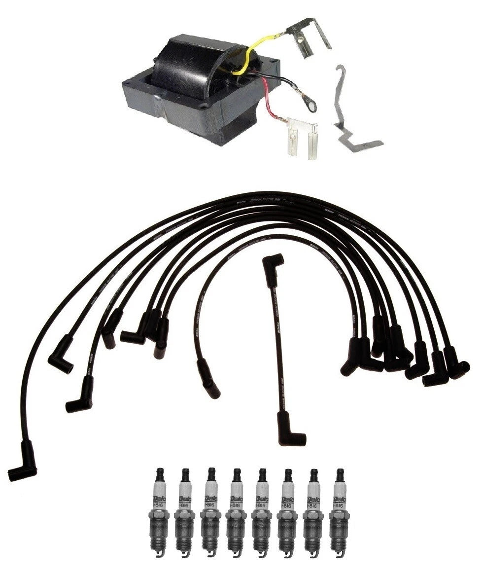 Ignition Wires & Spark Plugs Kit for Chevrolet P20, GMC P25