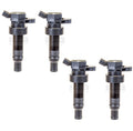 Set of 4 Denso Ignition Coils for Hyundai Accent Veloster Kia Rio Soul (2011–2019)