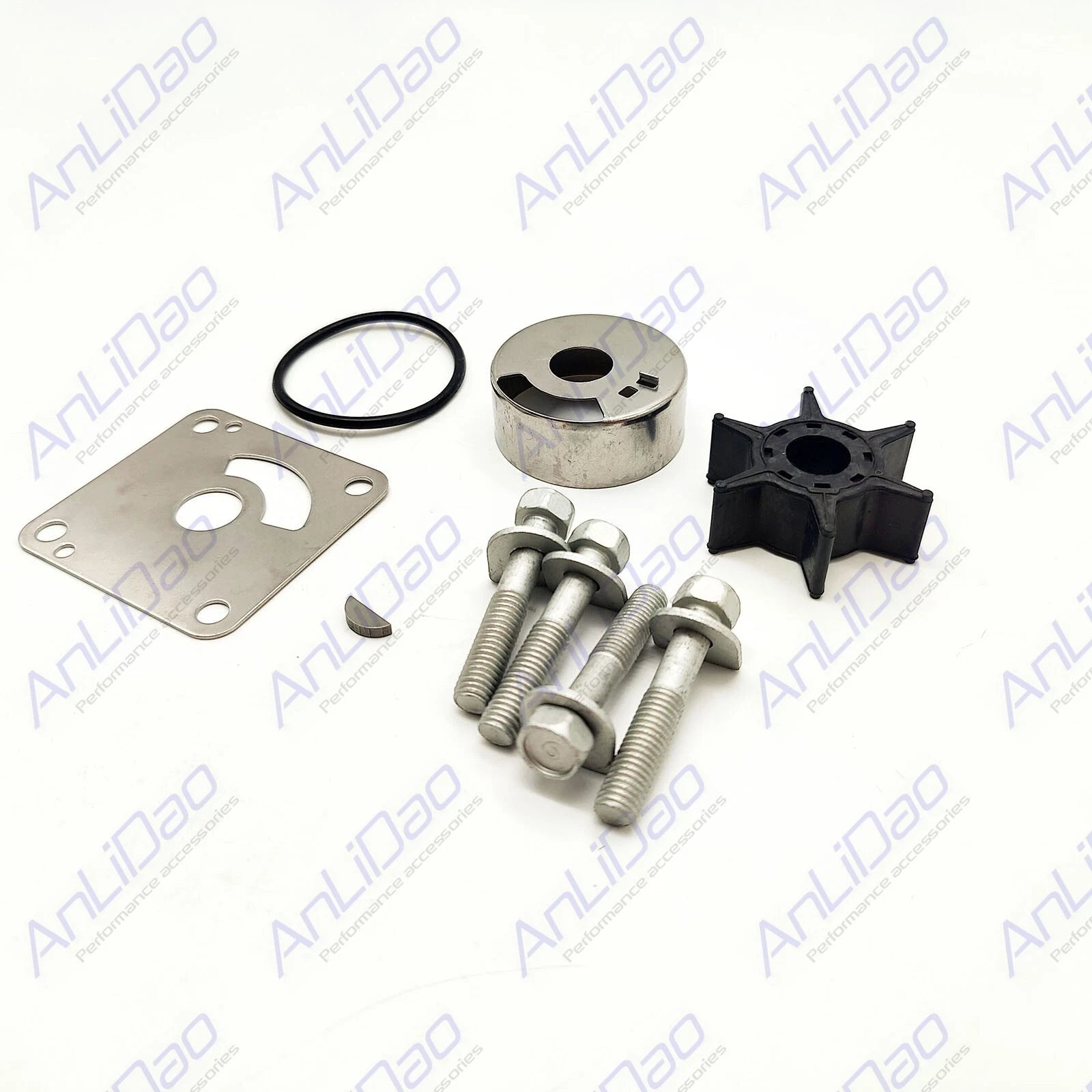 Water Pump Impeller Repair Kit for Yamaha Outboard 20 25HP (6L2-W0078-00)